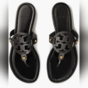 Tory Burch Black Miller Sandals